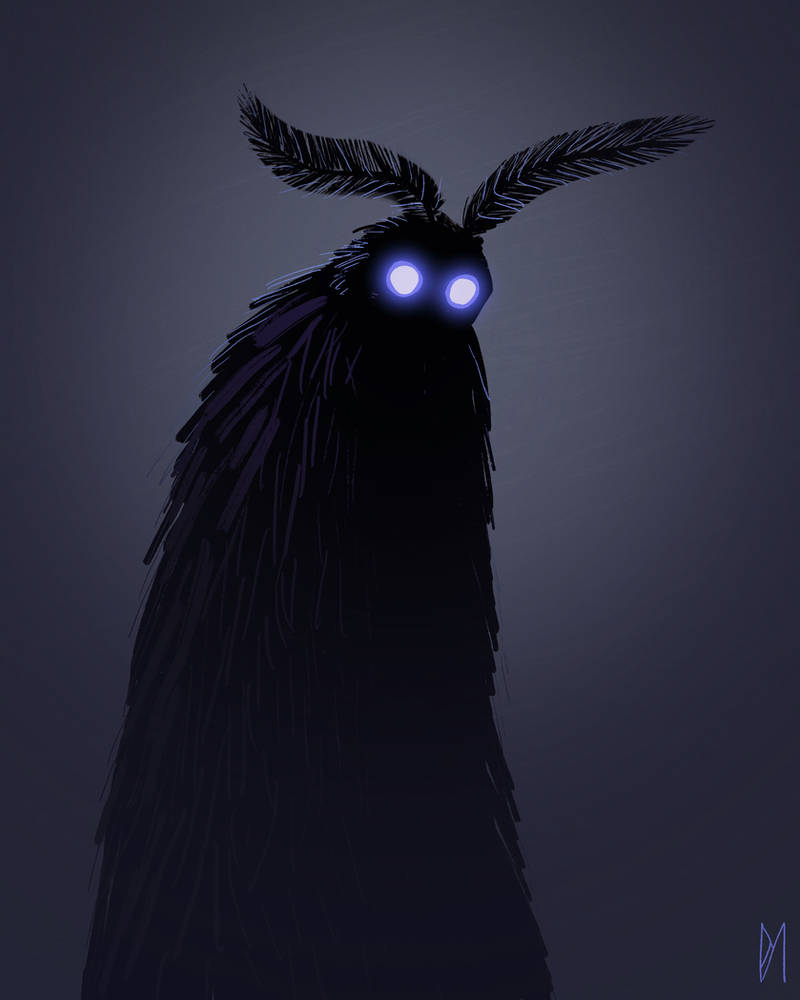 mothman by morriganduska on DeviantArt