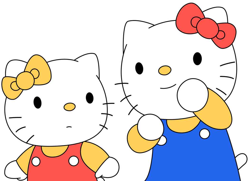 Hello Kitty and her co friends by drawingliker100 on DeviantArt