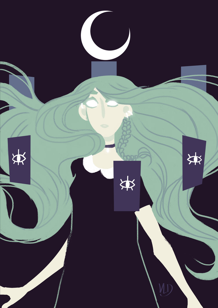 WITCHY ART CHALLENGE - Day 16 - Divination Witch by Vicky-Pandora on ...