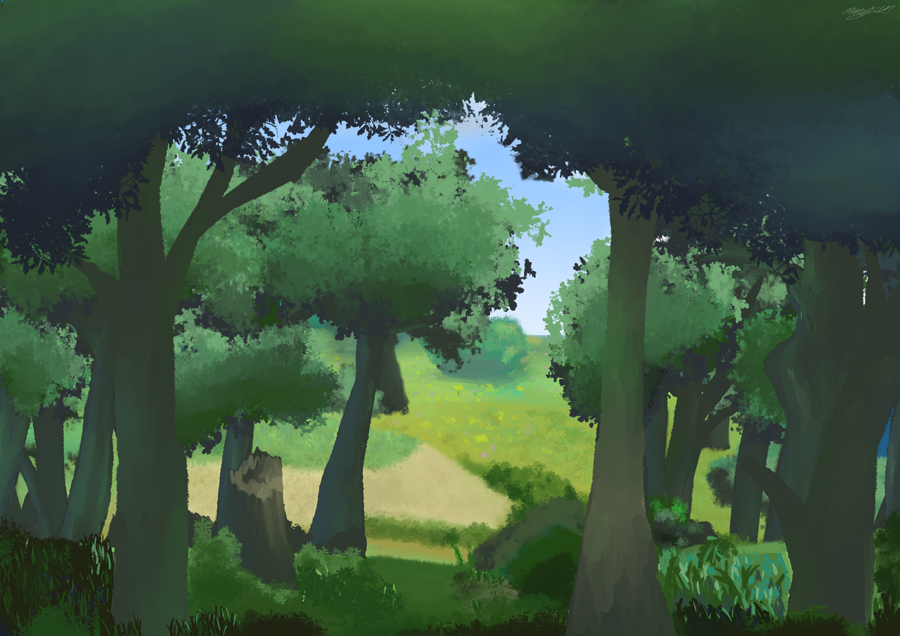 Green Landscape by M1stPillar on DeviantArt