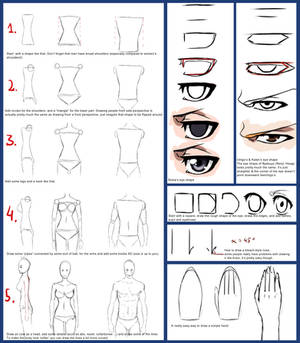 Random Tutorial: Male+Female Bodies, Bleach eyes