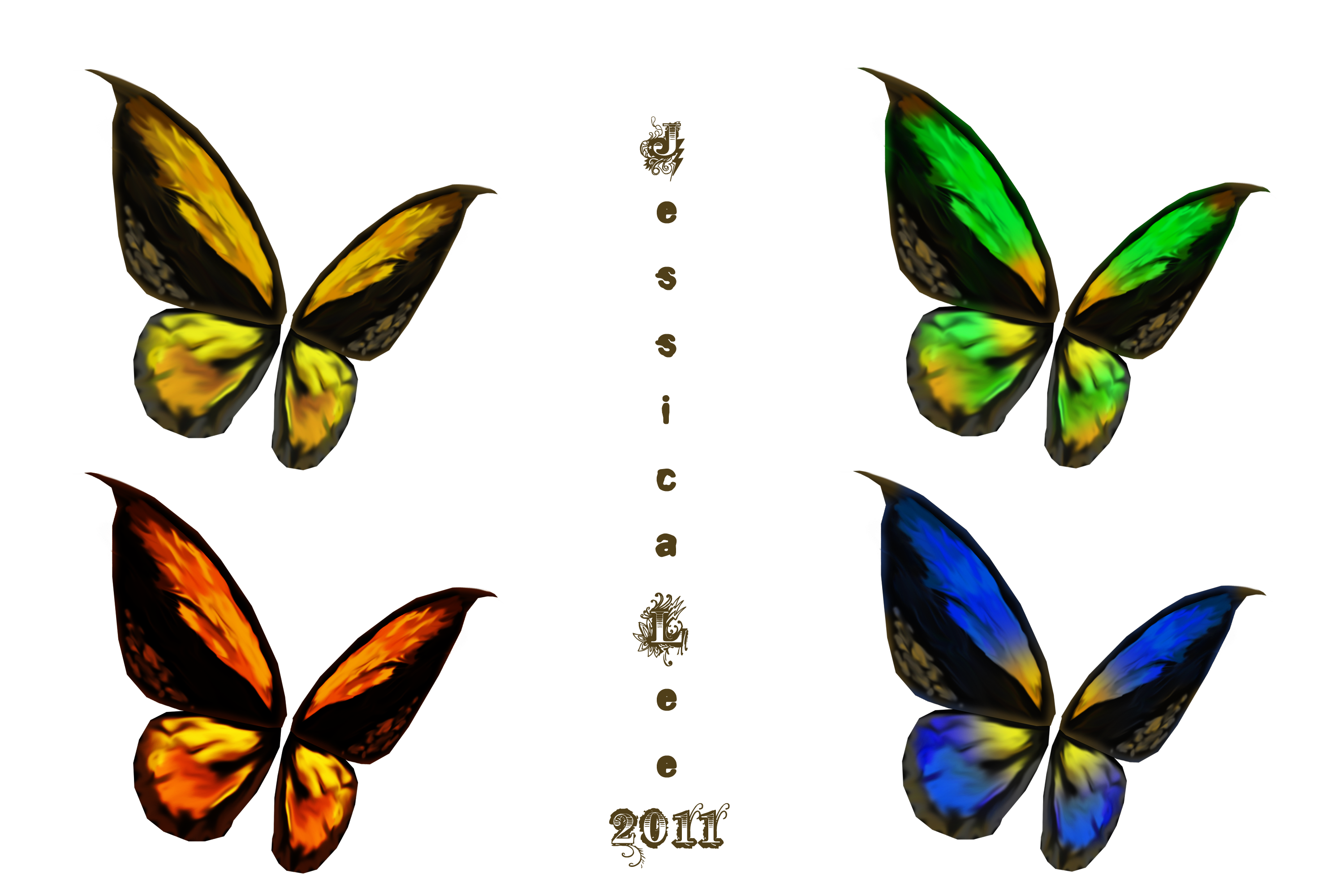 Butterfly Wing Stock set