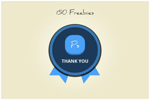 150 Badge (freebie by pixelcave)