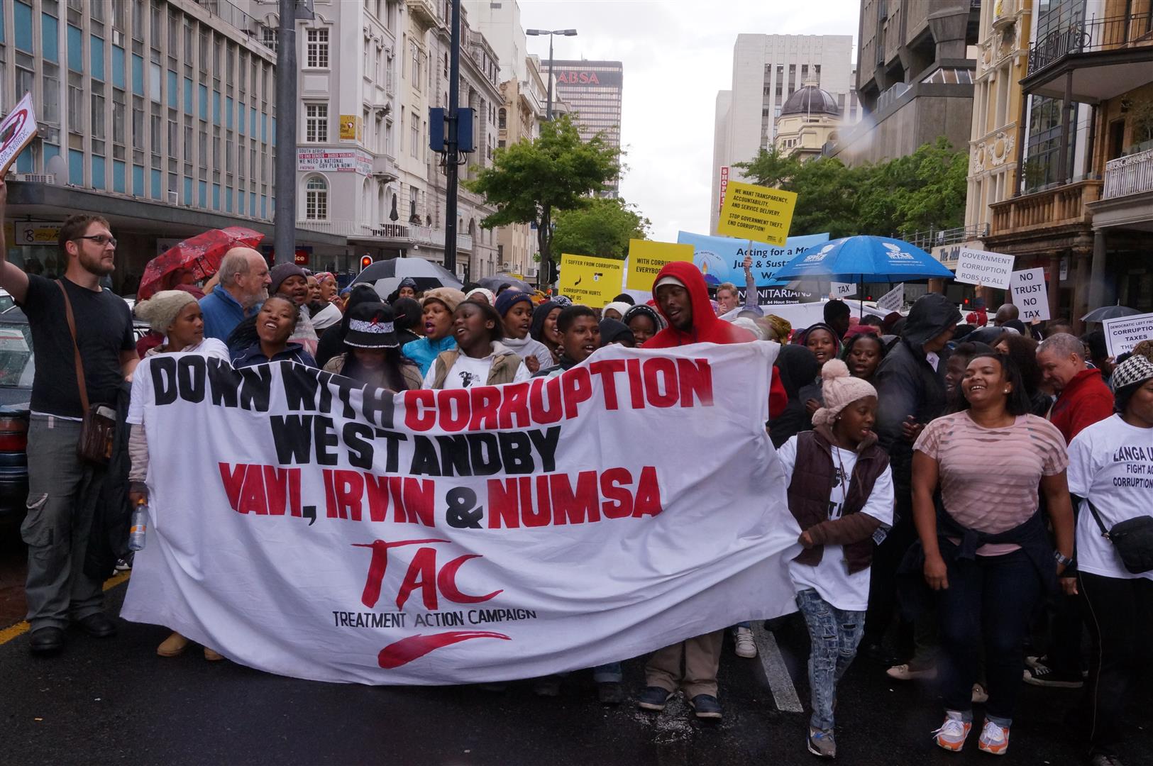 Marchers - UAC March, Cape Town