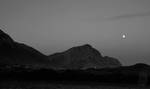 Moonrise over the Kogelberg by AfricanObserver