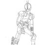 Kamen Rider Faiz coloring page
