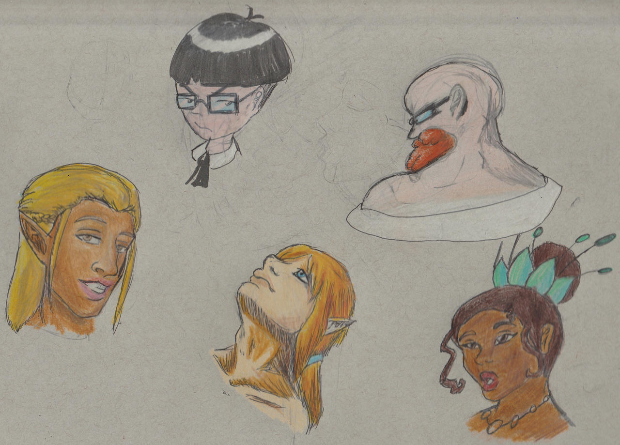 Random Head Positions Head position practice multi fandom by DrWolfsea on DeviantArt