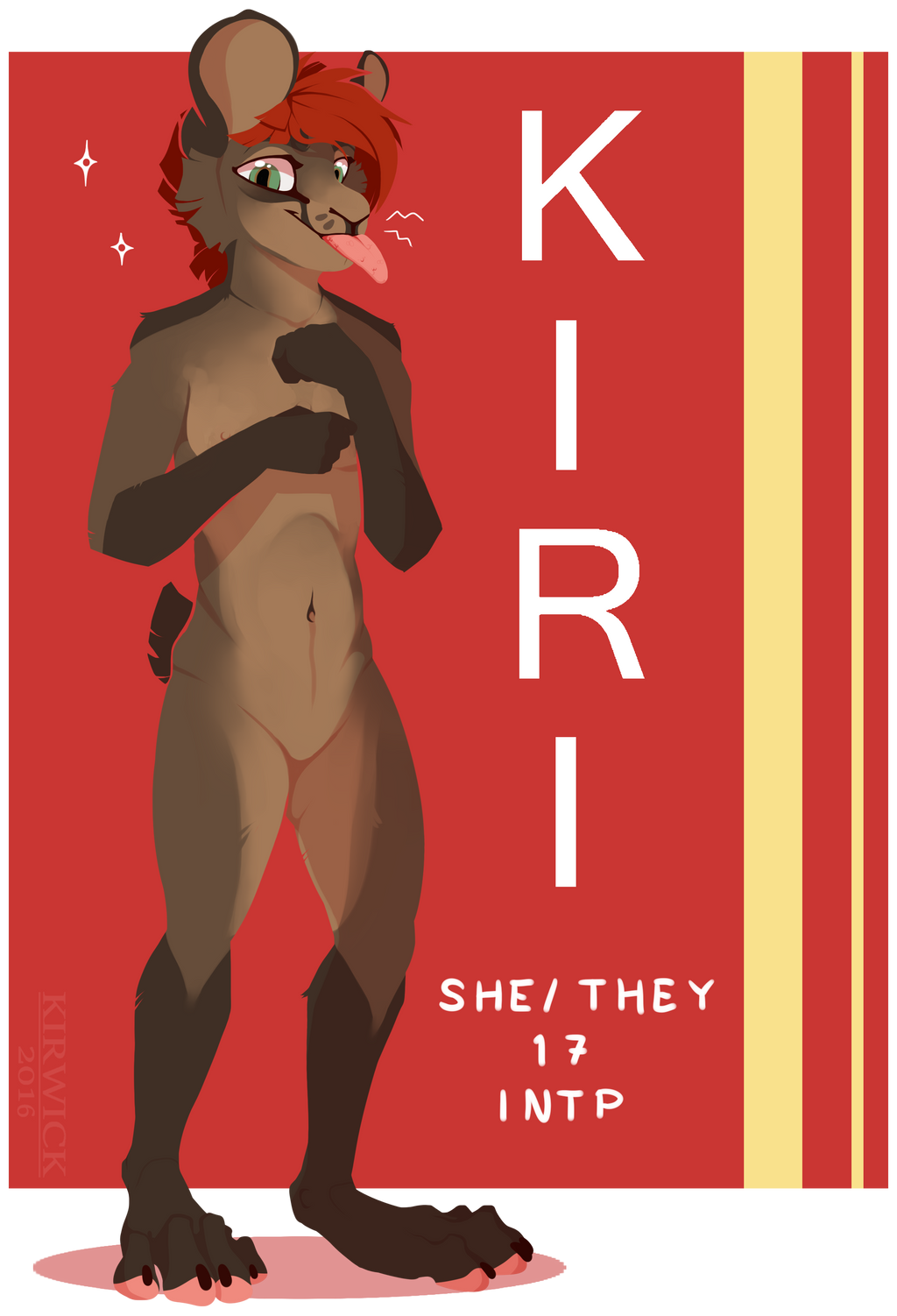 Kiri reference sheet 2016