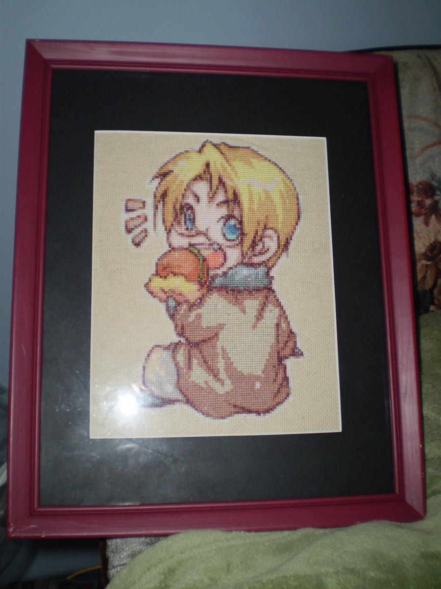 Hetalia America Chibi Cross Stitch