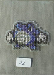 062 - Poliwrath cross stitch