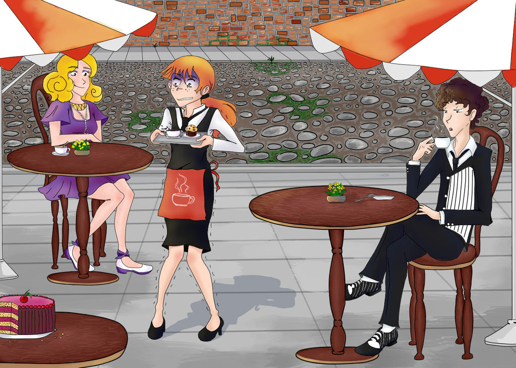 Cafe Blue Deviantart Cafe by EternalWay on DeviantArt