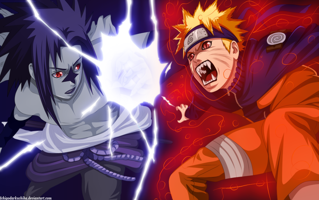 Sasuke Vs Naruto Big Battle by IchigoDarkUchiha on DeviantArt.