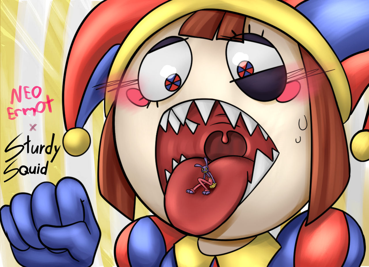 Pomni GTS/vore collab by NeoErmot on DeviantArt