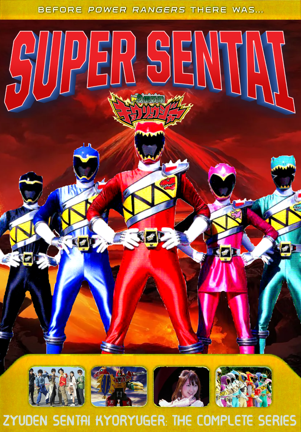 Powerman68 Deviantart Kyoryuger Front Cover by Powerman68 on DeviantArt