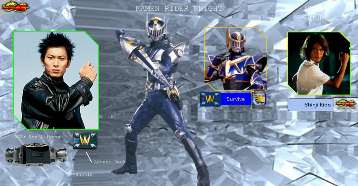 Remen Knight Rider Rider File: Kamen Rider Knight by Powerman68 on DeviantArt