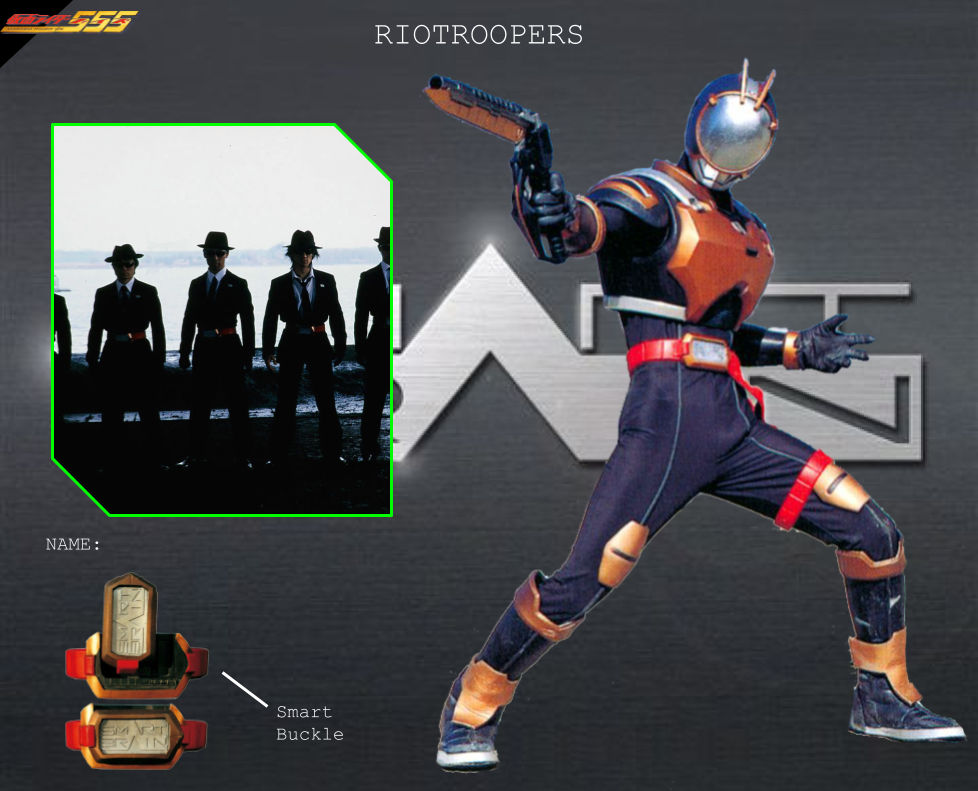 Rider File: Riotroopers by Powerman68 on DeviantArt