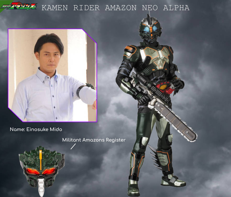 Alpha R One Night Rider Rider File: Kamen Rider Amazon Neo Alpha by Powerman68 on DeviantArt
