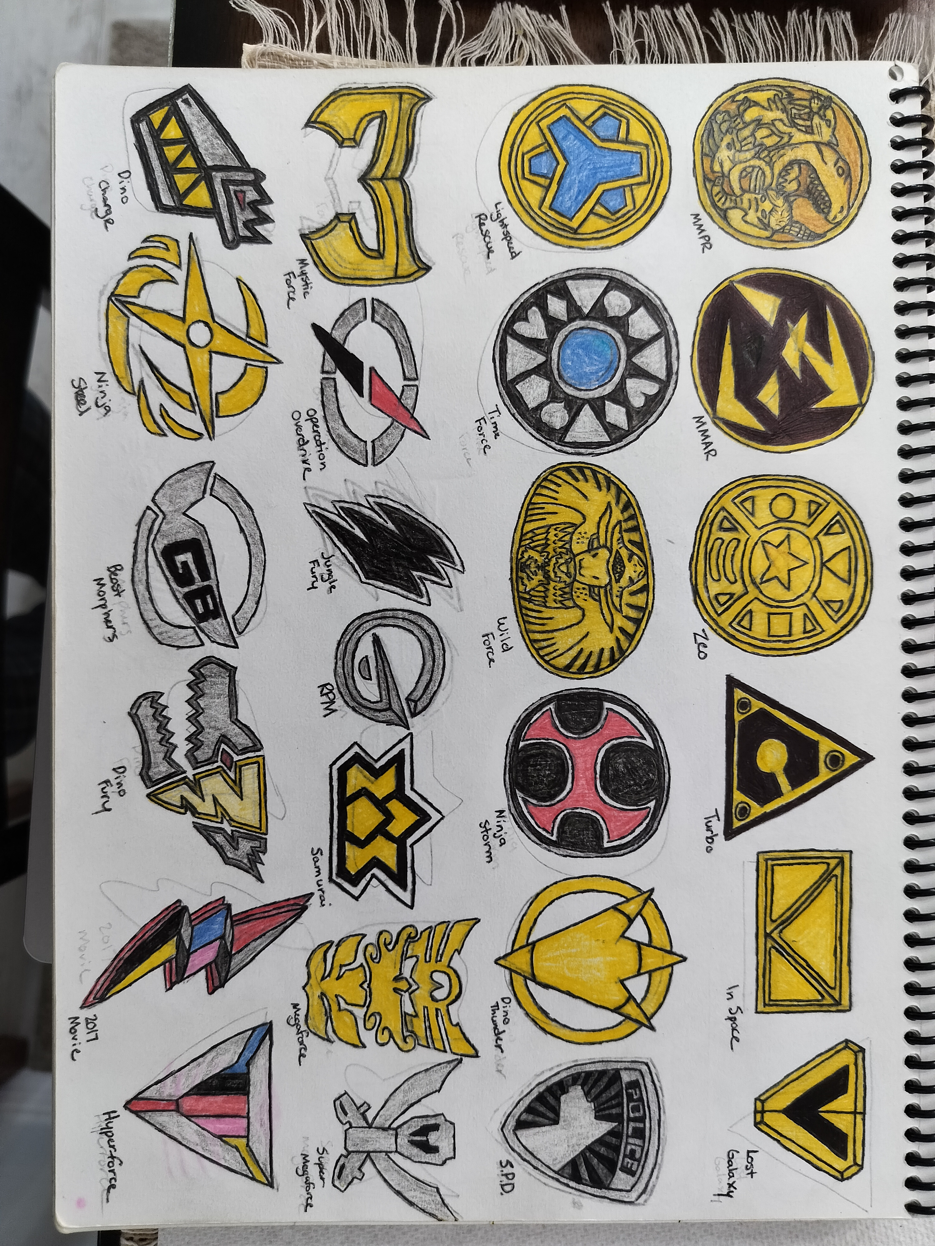 Power Rangers Logos by Powerman68 on DeviantArt