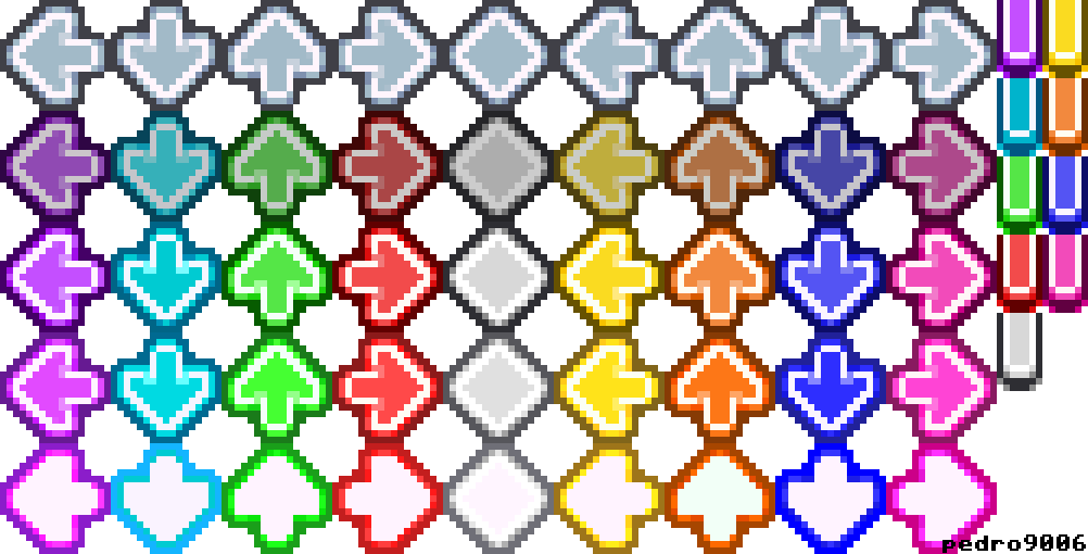 FNF Week 6 Noteskin - 9K Base by pedro9006 on DeviantArt