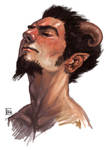 Satyr Study by feliciacano