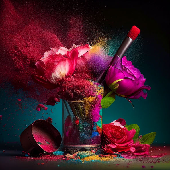 Explosive flowers by mimitina on DeviantArt