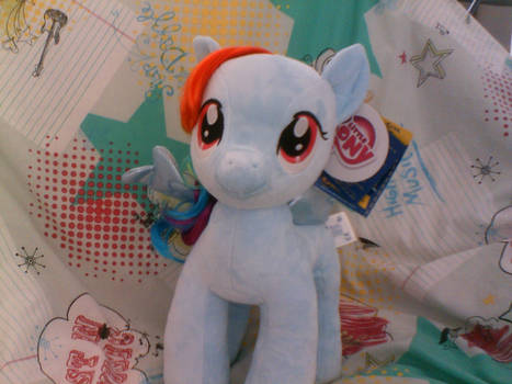 My little pony rainbow dash plush