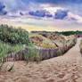 Strand in Belgien -De Haan-