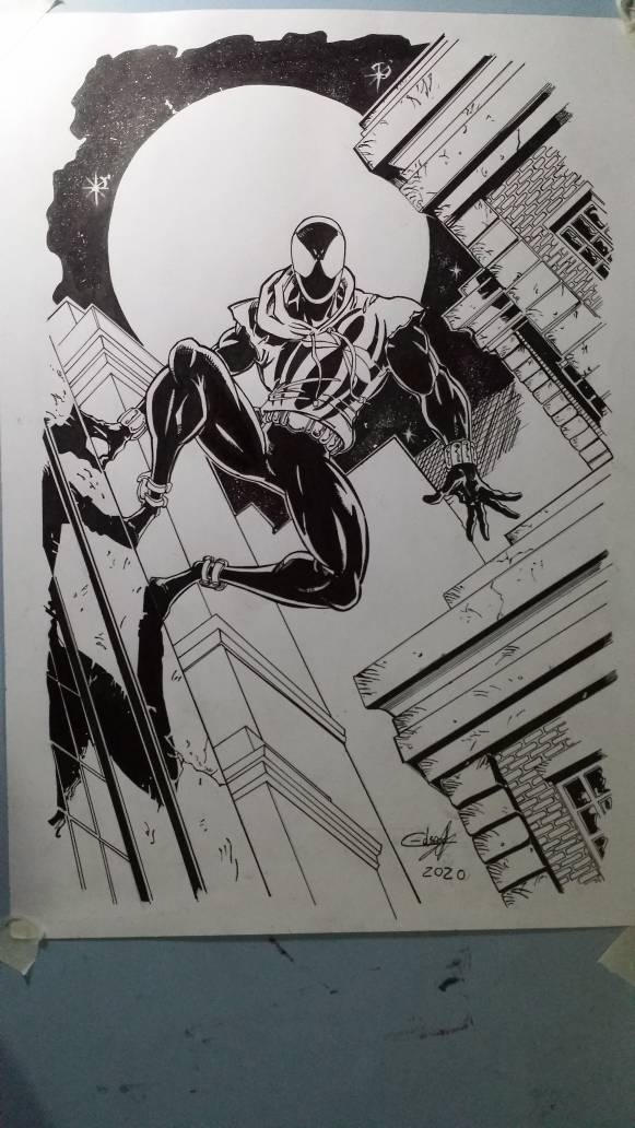 Scarlett Spider ink by ArtSketcher5 on DeviantArt