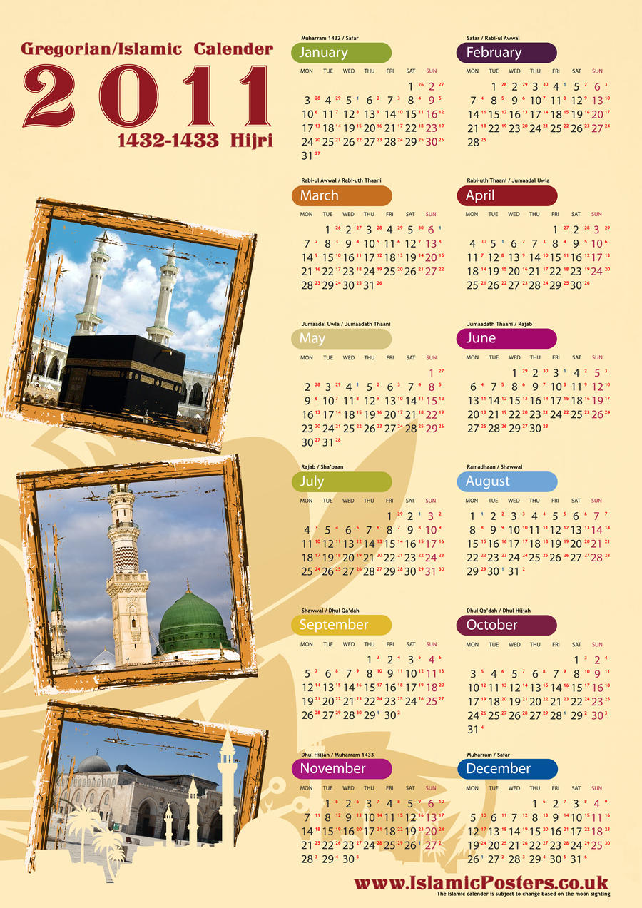 Islamic Calender 2011