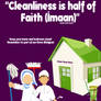 cleanliness is half of Imaan - Home