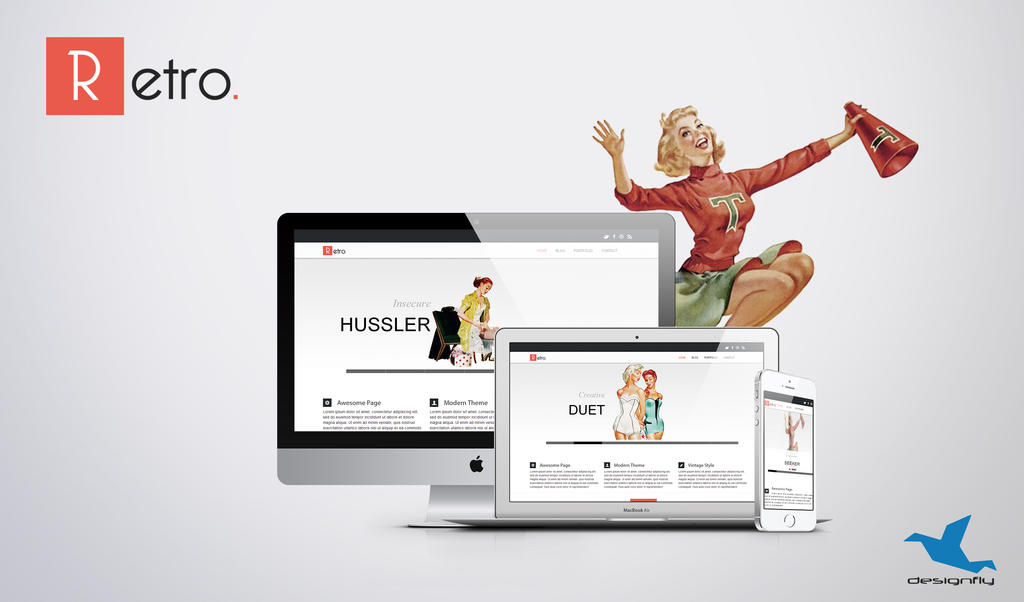 Retro html5, css3 website by artwebdesigner on DeviantArt