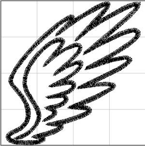 My Little Pony Alicorn Wing Embroidery File