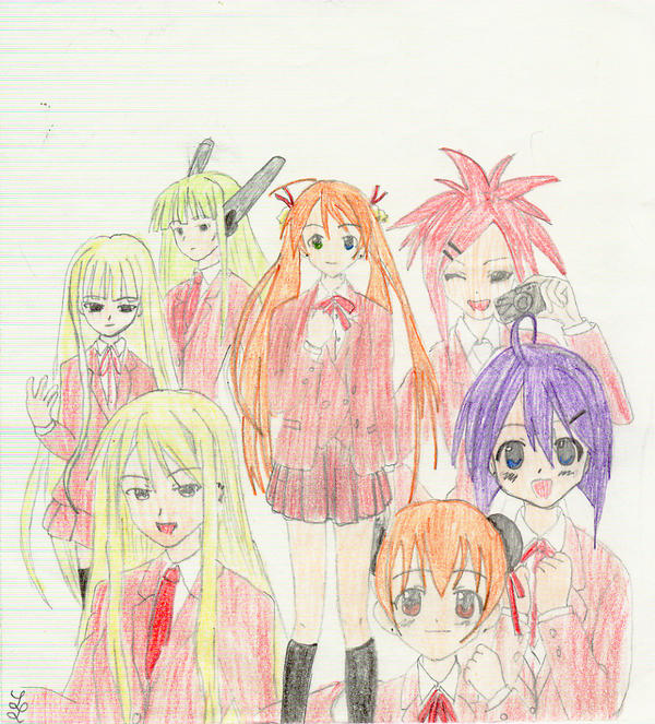 Negima Deviantart Negima girls by FluffPillow on DeviantArt