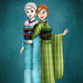 Kimono Disney Princesses : Elsa and Anna
