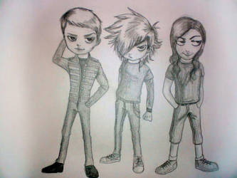 Gerard, Kyo and Bert