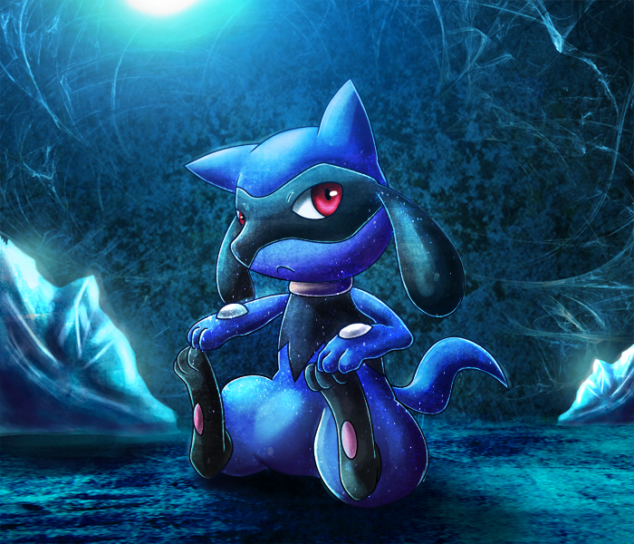 Riolu- Blue Crystal