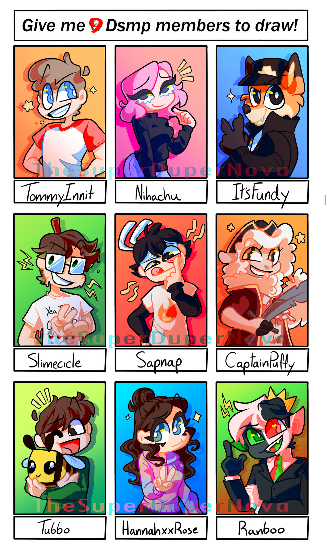 Random Dsmp Member Generator dreamsmp requests by venomousheart1 on DeviantArt