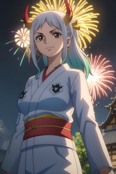 Happy New Year! Yamato (ONE PIECE) AI Image