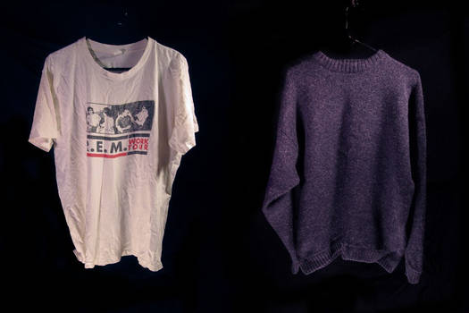 untitled, concert tshirt + sweater