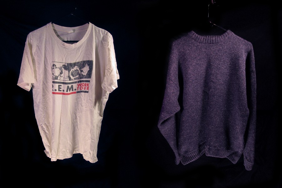 untitled, concert tshirt + sweater