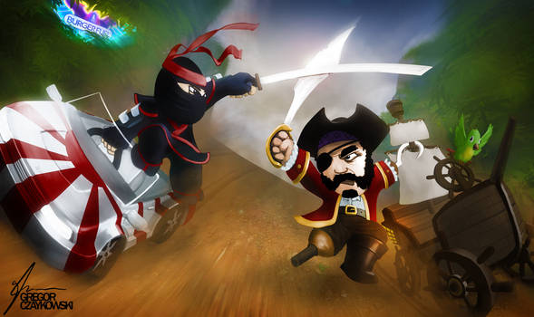 Pirate versus Ninja