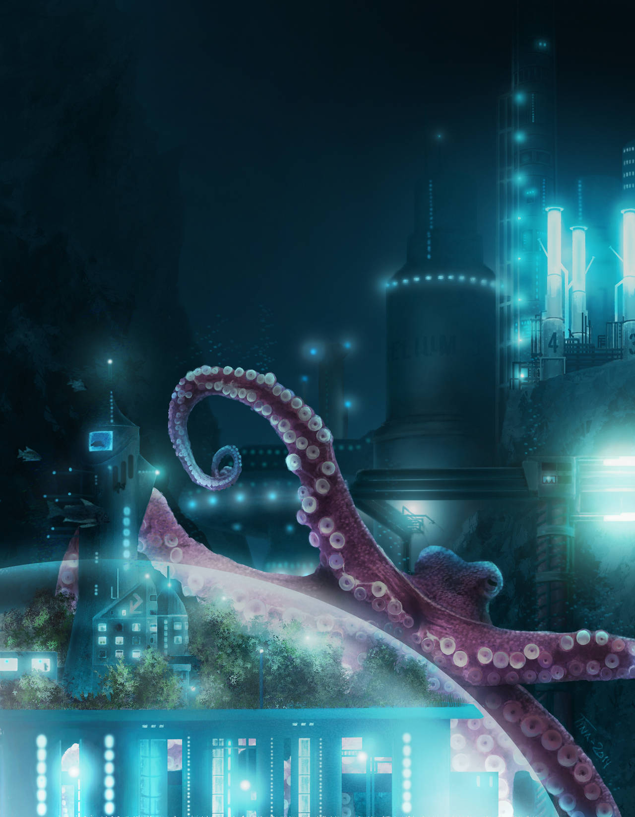 Squiddy the Octopus by Asynja