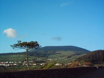 Serra de St. Barbara and sky