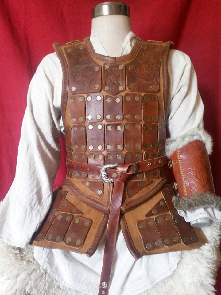 Leather brigandine