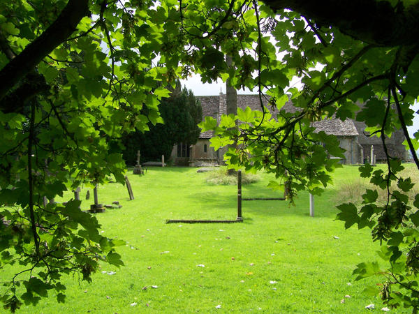 framed church