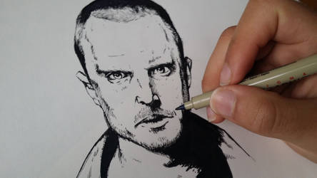 Drawing Jesse Pinkman, from Breaking Bad by SamuelEliasYT