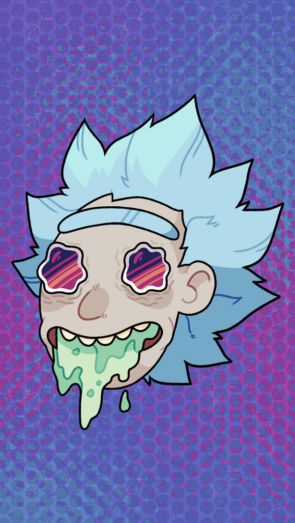 Trippy Rick Phone Bg By Supsyd On Deviantart