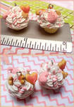 Pink and White Deco Cupcakes by Talty