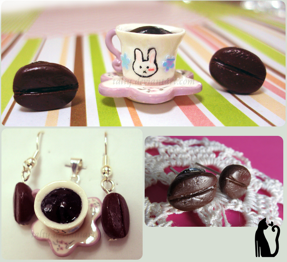 Polymer Clay Coffee Lovers Set