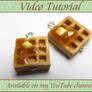 Polymer Clay Waffles Update and Video Tutorial